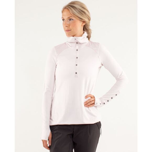 LULULEMON Neutral Pedal Power Long Sleeve Top X1 Women's Size 2 (XXS) 1333 - Picture 1 of 10